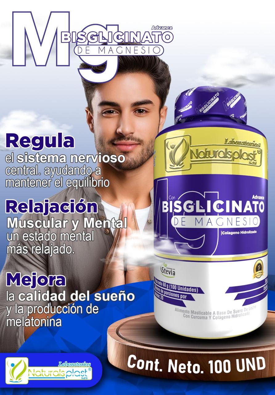 BISGLICINATO DE MAGNESIO PARA DORMIR SIN DAR MIL VUELTAS.
